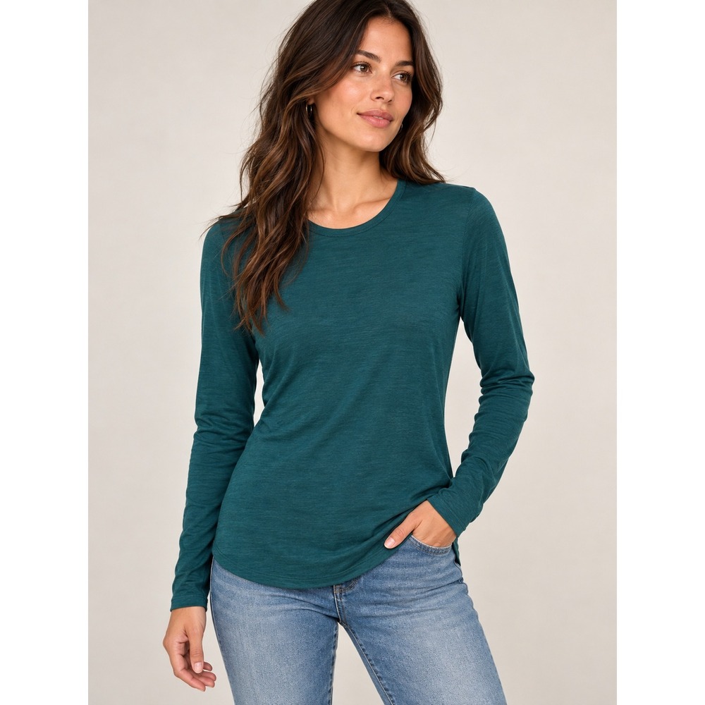 Seg'ments 100% Merino Wool Minimalist Gorpcore Long Sleeve Top S